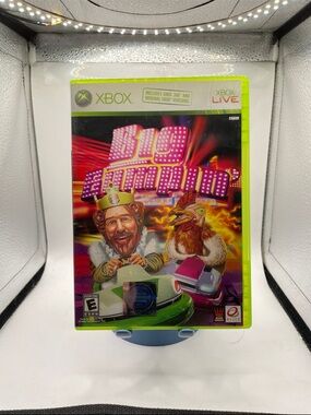 Microsoft Xbox Game with Neon Green Case and Pink Cover Art